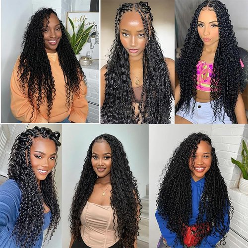 24 Inch Human Braiding Hair for Boho Braids Human Hair 100g 2 Bundles Deep Wave Bulk Human Hair for Braiding No Weft Curly Braiding Hair Bulk Hair Extensions Real Human Hair Natural Color