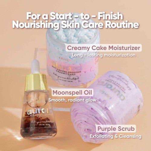 Olivia Breasts & Buttocks Scrub, Moisturizer and Oil Body Skincare Kit