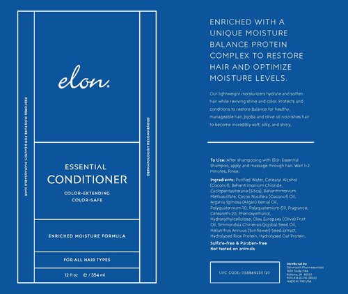 Elon Complete Kit for Thinning Hair – Elon Essential Shampoo and Conditioner Set + Matrix 5000 Hair Growth Supplement – NO Sulfates, Parabens or Phthalates