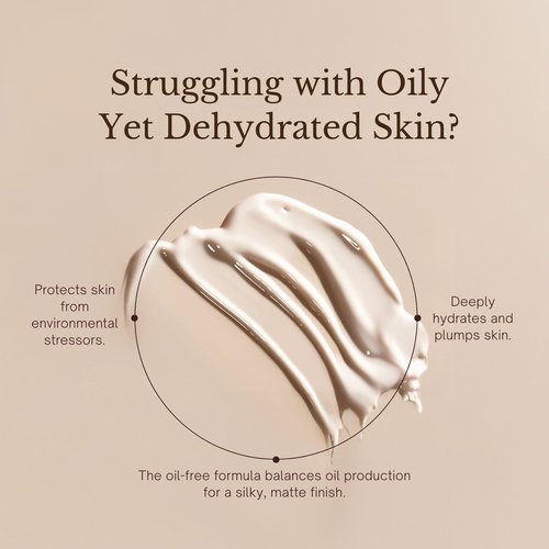 JUARA: Sweet Black Tea & Ginger Oil-Free Moisturizer | Matte Finish Lotion Reduces Shine | Deluxe Moisturizing Facial Treatment | Plumping Hyaluronic Acid | Paraben & Sulfate Free | Vegetarian | 1.7oz