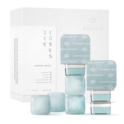 AMEON Supreme Energy Frozen Essence Ice Cubes - At-Home Cryotherapy for Firm, Hydrated, Radiant Skin and Reducing Acne and Post-Acne Scars