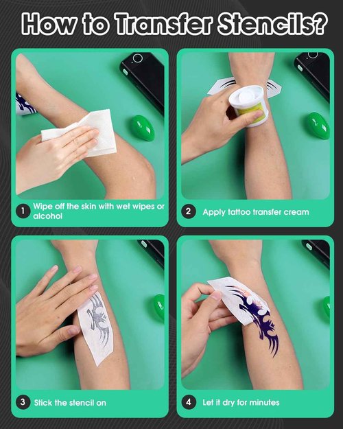 Phomemo M08F Wireless Tattoo Transfer Stencil Printer with 45 pcs Free Transfer Paper Tattoo Transfer Paper - Tattoo Printer Kit for Tattoo Artists & Tattoo Beginners