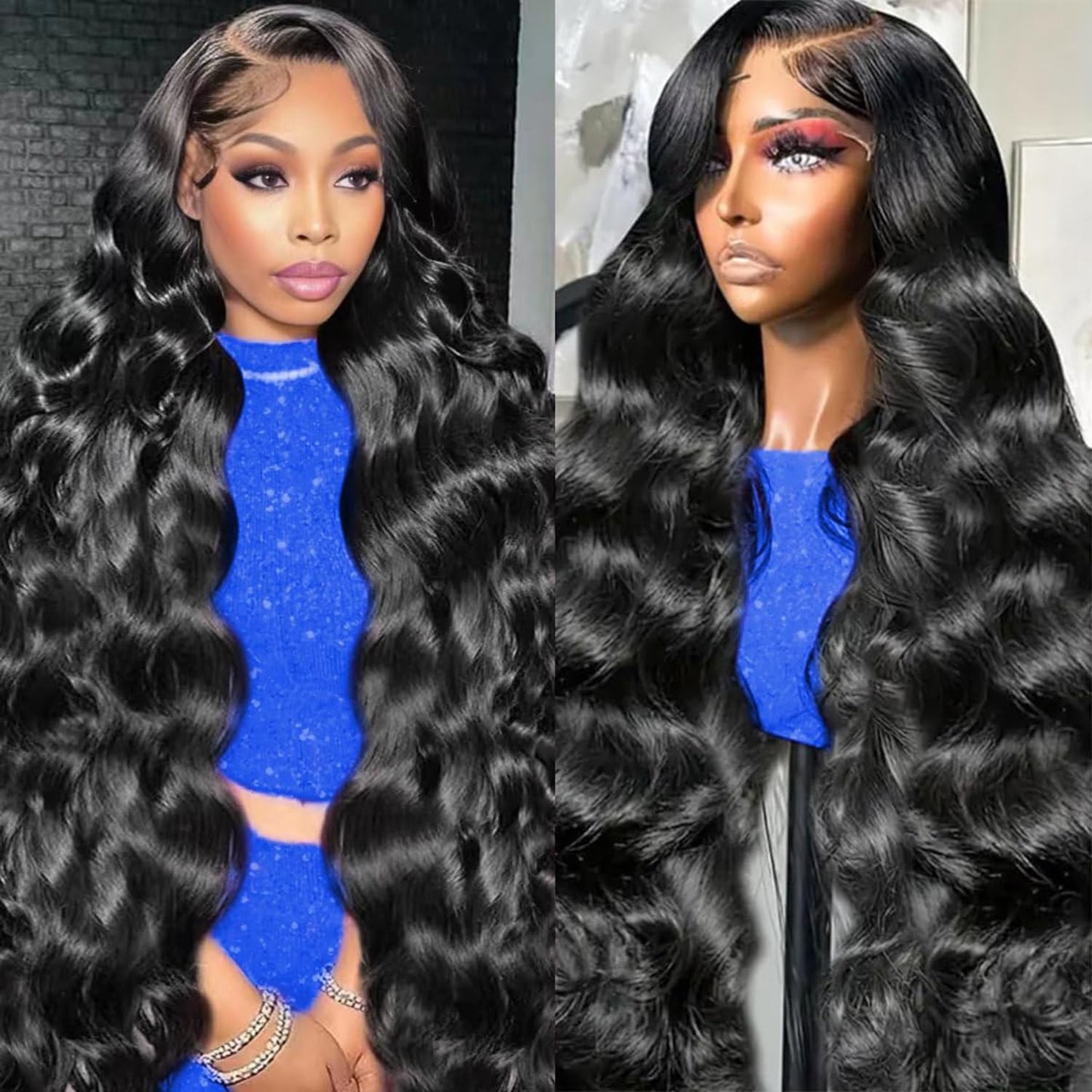 PUNUBO 30 Inch 13x6 Lace Front Wigs Human Hair 230% Density Body Wave Lace Front Wigs Human Hair Pre Plucked Glueless Wigs Human Hair13x6 HD Lace Frontal Wigs for Women