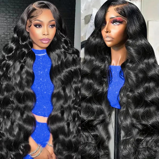 PUNUBO 30 Inch 13x6 Lace Front Wigs Human Hair 230% Density Body Wave Lace Front Wigs Human Hair Pre Plucked Glueless Wigs Human Hair13x6 HD Lace Frontal Wigs for Women