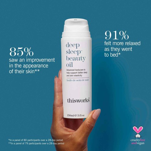 This Works Deep Sleep Beauty Oil – Clinically Proven Nighttime Treatment with Bakuchiol & Botanical Oils, Improves Skin Elasticity & Barrier Function, 5 Fl Oz