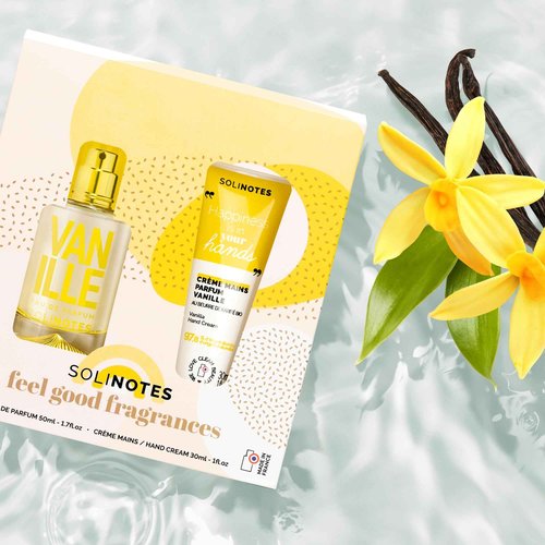 Solinotes Paris Vanilla Gift Set - Eau de Parfum 50ml and Hand Cream 30ml Clean Beauty France