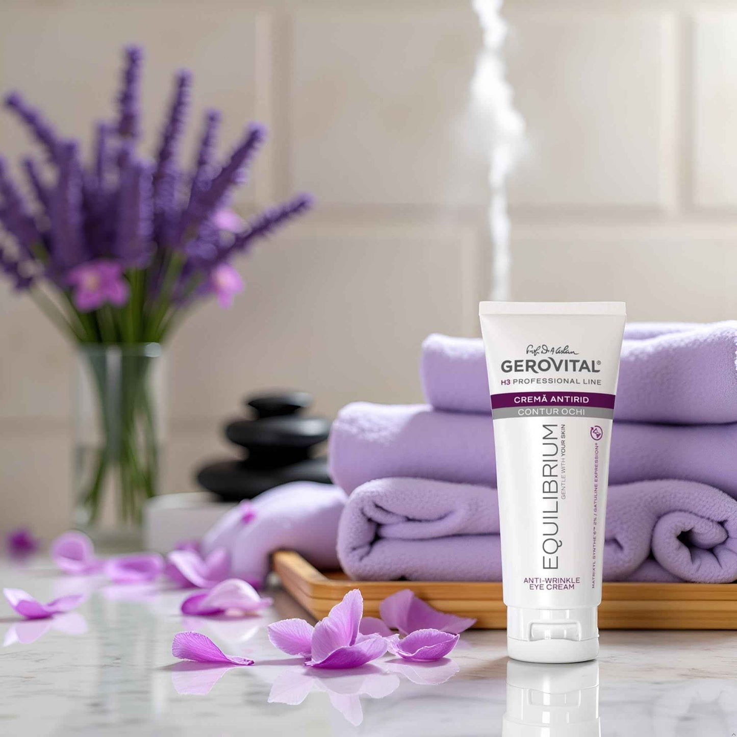 Gerovital EQUILIBRIUM Anti-Wrinkle Eye Contour Cream | Professional Cream for Eyes, 100 ml