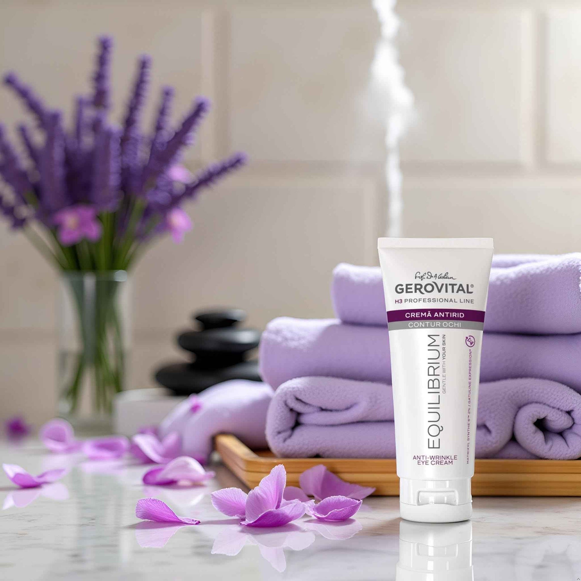 Gerovital EQUILIBRIUM Anti-Wrinkle Eye Contour Cream | Professional Cream for Eyes, 100 ml