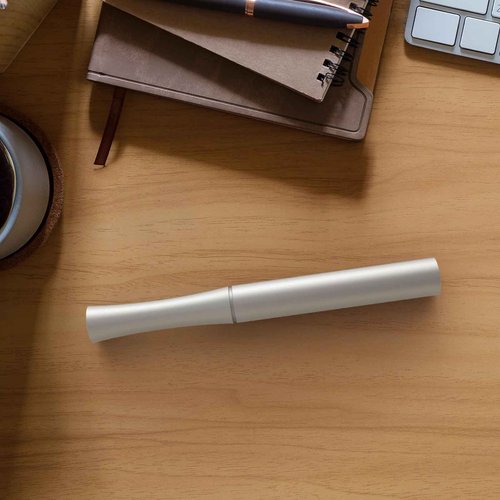 Healthy Air Flavored Device,Natural Plant Core,Helps to Quit Bad Habits,Durable Silver Aluminum Material