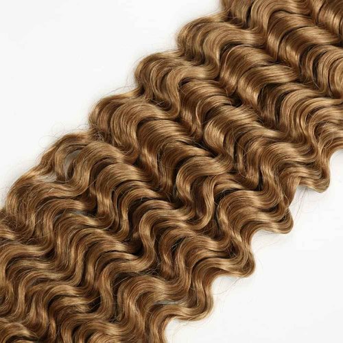 Condescension Human Hair Bundles 24 26 28 Inch Brown 27 Deep Wave Bundles Human Hair Unprocessed Brazilian Virgin Quick Weave Hair for Black Women