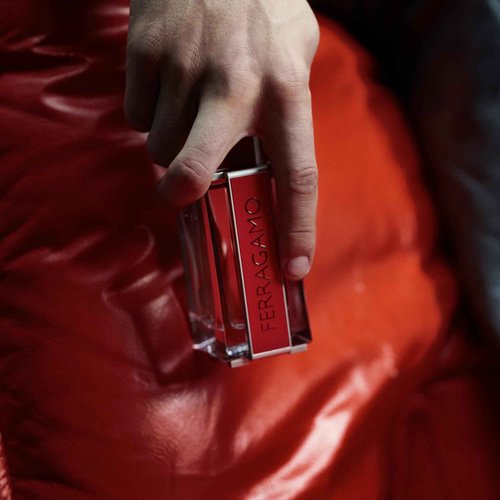 Ferragamo Red Leather Eau de Parfum Pour Homme, Cologne Spray for Men, 1.7 Fl. Oz.
