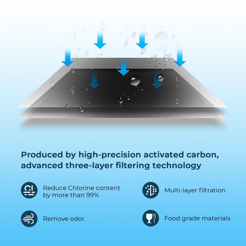 Crystala Filters Water Filter Compatible with XWFE (Built-in CHIP), Replacement for GE XWFE, XWF Refrigerator Water Filter Pack of 2