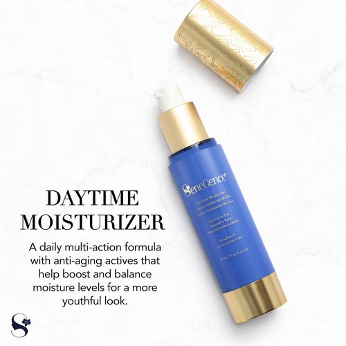 SeneGence DayTime Moisturizer for Normal to Dry Skin, 1.66 Fl Oz, Boosts Hydration, Restores Radiance with Knotgrass Extract and Squalane