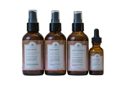 Daily Facial Regimen Set - A 4-Step Daily Skincare Routine Designed To Unlock, Nourish, & Repair Your Skin