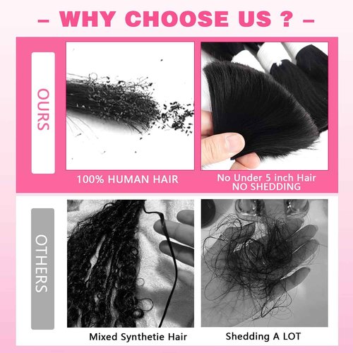 Liqusee Human Braiding Hair 100g One Bundle/Pack 28 Inch Natural Black Body Wave Curly Bulk Human Hair for Braiding No Weft 100% Unprocessed Brazilian Human Hair Braiding Hair for Boho Braids