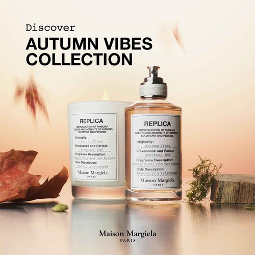 Maison Margiela - Replica - Autumn Vibes Eau de Toilette - Woody & Earthy Fragrance - With Cedarwood & Cardamom - 1.0 Fl Oz
