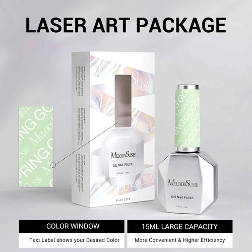 MelodySusie Professional Nail Drill 30000RPM with 0.5 fl oz Thick Green Gel Nail Polish-326