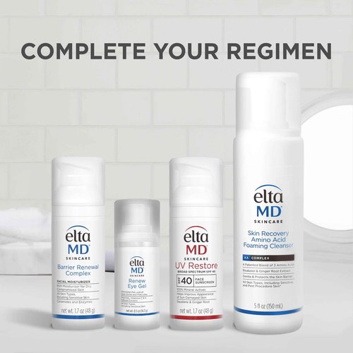 EltaMD Barrier Renewal Complex Face Moisturizer for Dry Skin, Sensitive Skin Moisturizer for Face, 1.7 oz Pump