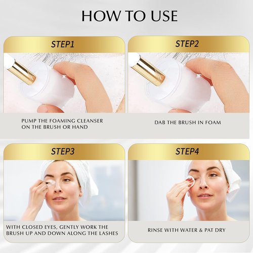 Lash Shampoo Bulk 2 Liters, Eyelash Cleanser for Extensions, Gentle Sodium Cocoyl Alaninate Formula for Sensitive Skin, Non-Irritating Makeup Remover, Best for Salon and Home Use (2L)