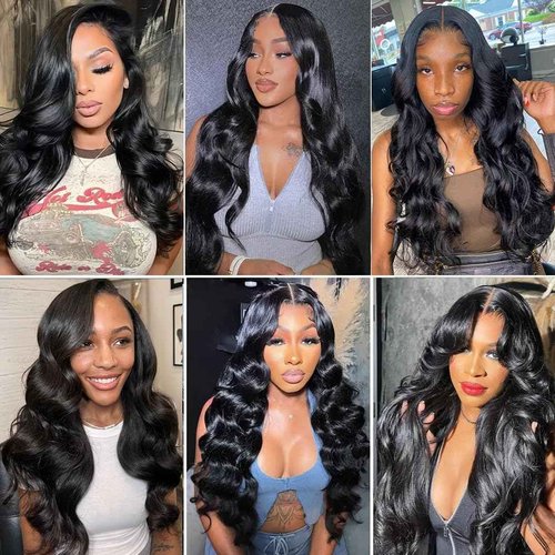 NJMNJM Brazilian Body Wave Bundles Human Hair 20 22 24 inch 12A Grade 100% Unprocessed Body Wave Human Hair Bundles Full and Thick Natural Color