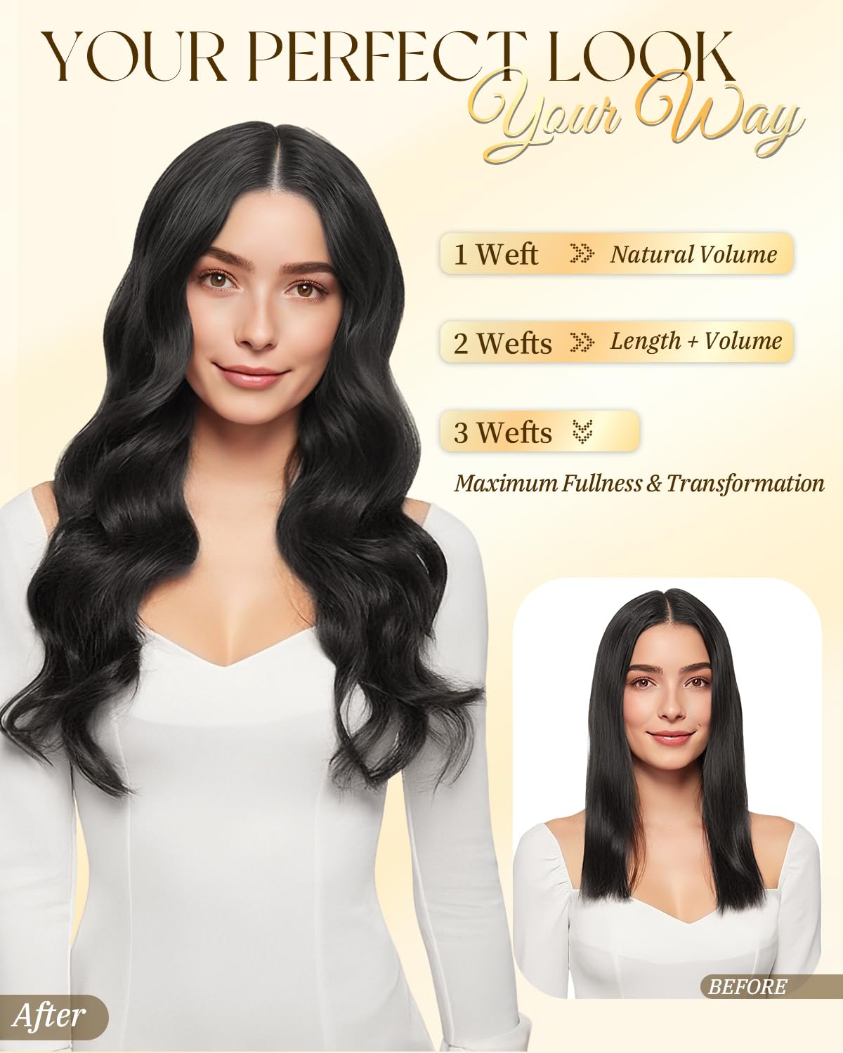 PANEWAY Butterfly Weft Hair Extensions Real Human Hair Layer Invisible PU OVO Extensions No Glue Genius Weft with Micro Beads for Short/Thin Hair (#P6/16/T2,20 Inch)