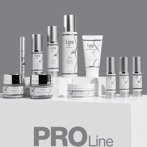Lira Clinical PRO C4 Retinol Serum - Face Serum with Plant Stem Cells - Vitamin C Brightening Serum with Licorice and Olive Extract - 1.69 Ounce