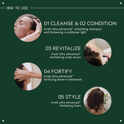 Aveda Invati Ultra Advanced Exfoliating Shampoo & Thickening Conditioner Light Duo | for Fine to Medium Thinning Hair Types | Normal to Oily Scalp | Part of 4-Step System | 6.7 Fl Oz