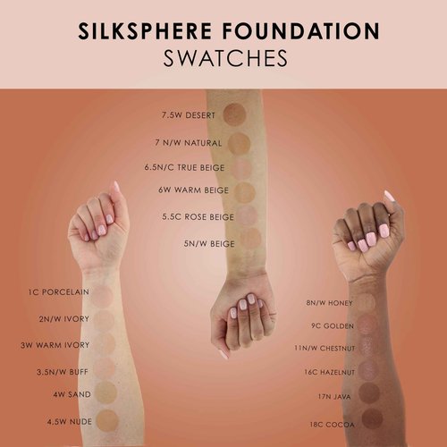 TEMPTU SilkSphere Airbrush Foundation: Long-Lasting Liquid Makeup, Medium to Full Coverage | 4-In-1 Formula Foundation, Primer, Concealer & Corrector | Luminous, Dewy Finish | Fair/Light,0.25 FL OZ. (Pack of 6)