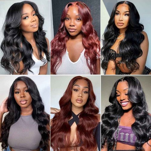 Body Wave Human Hair Bundles Body Wave Bundles Human Hair Brazilian Hair Bundles Double Weft Weave Bundles Human Hair Extensions for Women Natural Black 10A Human Hair 3 Bundles (18 20 22 Inch)