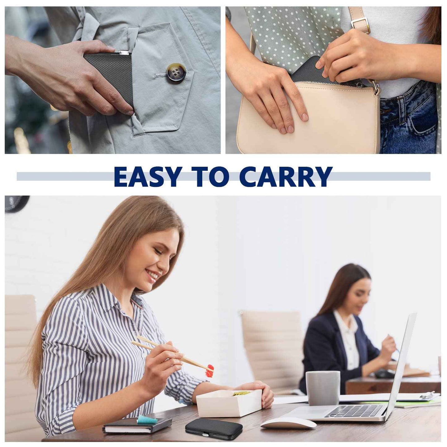 Geosar 50 Set 8 in 1 Travel Manicure Kit Bulk Professional Nail Clippers Pedicure Nail Care Tools Grooming Stainless Steel Set with Portable Travel Case, Gift for Christmas Men Women(Black)