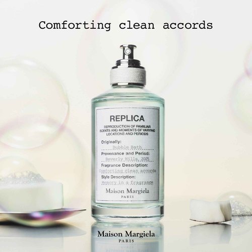 Maison Margiela - Replica - Bubble Bath Eau de Toilette - Fresh Fragrance - With Soap Bubbles, Rose & Coconut Milk - 1.0 Fl Oz