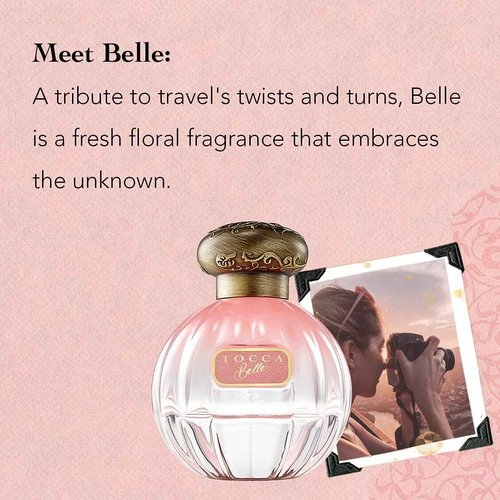 Tocca Belle Women's Perfume, 1.7oz (50 ml) - Fresh Floral, Italian Bergamot, Petit Grain and White Freesia