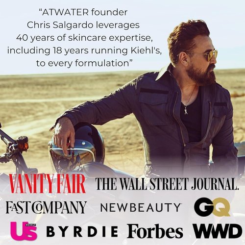 ATWATER Oil Regulator Men's Face Moisturizer, Oil Control Complex with Salicylic Acid and Niacinamide, Lightweight Unscented Formula for Oily Skin - 3.4 oz (2-Pack)