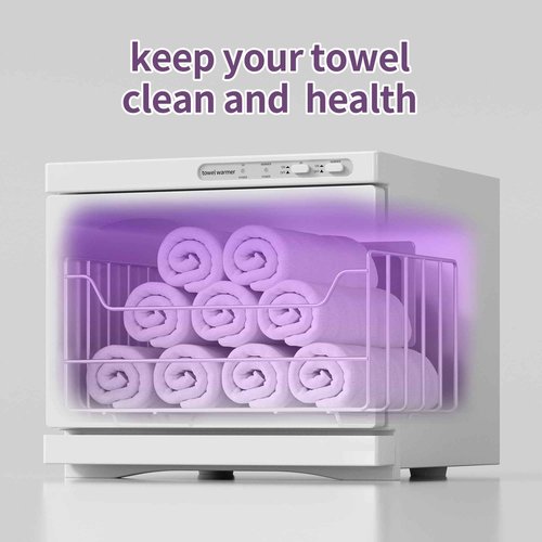 Towel Warmer, 8L Hot Towel Warmers for Facials, Salon Towel Warmers for Spa and Home,Barbershop, Esthetician.(White)