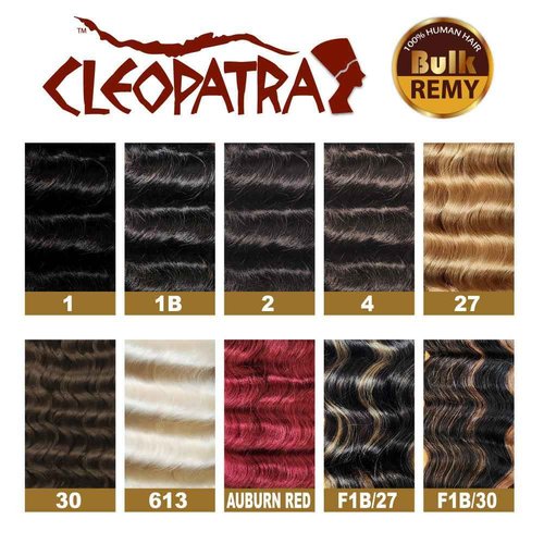 Human Braiding Hair for Boho Braids – French Deep Wave Boho Hair, No Weft, Natural Wave, Micro Braiding Hair, 100% Virgin Remy, 18 Inch 100g (1B Natural Black)