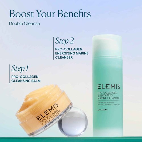 ELEMIS Pro-Collagen Energising Marine Cleanser 150ml – Anti-Aging Gel Face Wash To Purify, Energize & Refresh Skin with Magnesium & Zinc