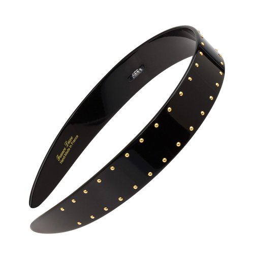 France Luxe Studded 1" Ultracomfort Headband, Black