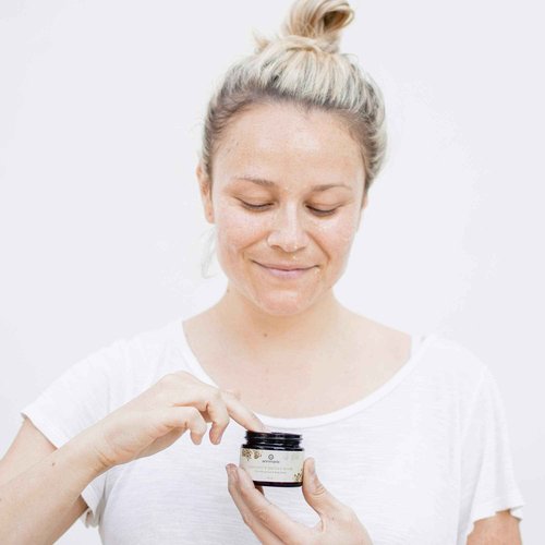 Annmarie Skin Care Coconut Honey Mask - With Extra Virgin Coconut Oil & Mountain Wildflower Honey, Moisturizing & Exfoliating Mask for Dull, Dry & Sun-Damaged Skin, All Skin Types (50mL, 1.7 fl oz)