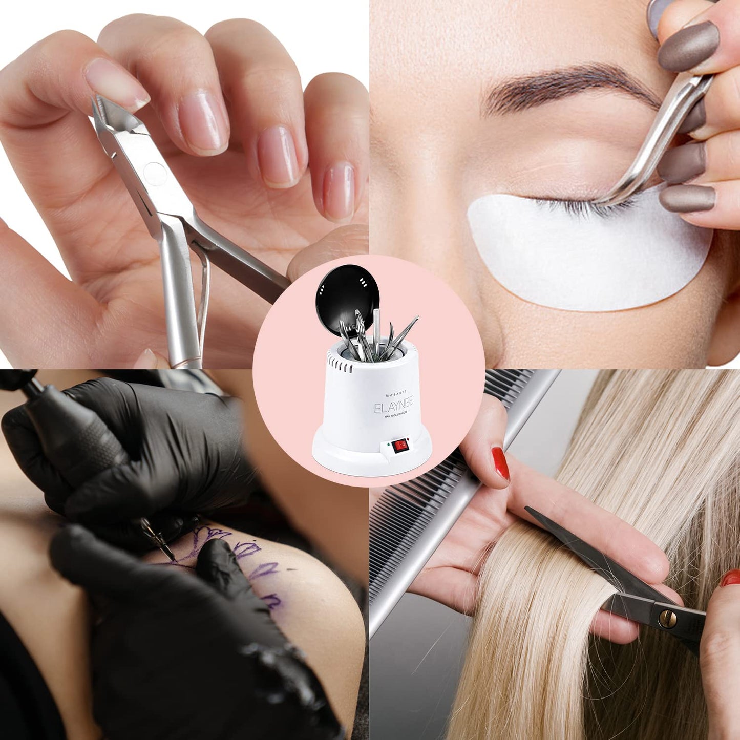 Makartt Nail Tool Sterilizer Bundle with Nail Drill Electric Nail File JD700 Nail Drills