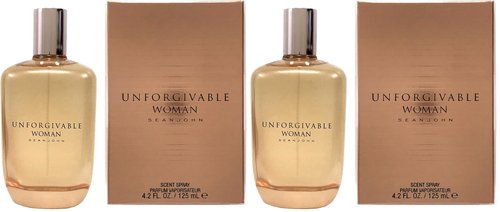 Sean John Unforgivable Woman For Women Parfum Spray, 4.2-Ounces (Pack of 2)