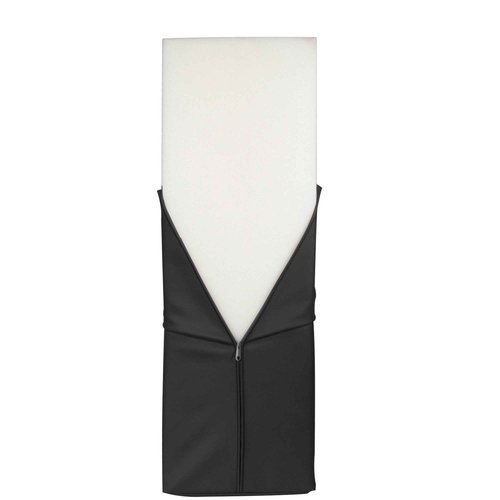 Master Massage 9"x26" Semi-round Massage Bolster -black