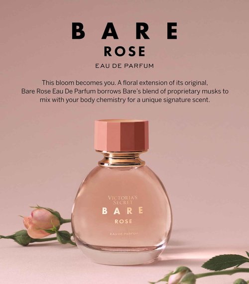 Victoria's Secret Bare Eau de Parfum, Rose - 3.4 fl oz