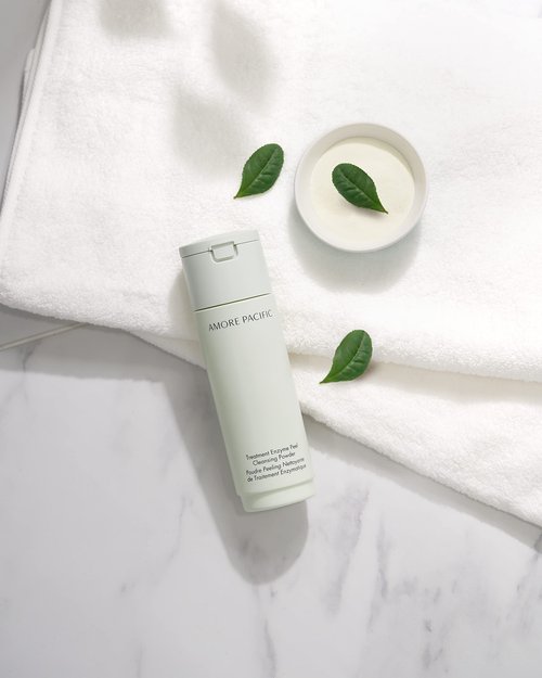 AMOREPACIFIC Treatment Enzyme Peel Cleansing Powder | Korean Gentle Daily Exfoliator with Hyaluronic Acid and Green Tea Enzymes, 1.9 oz.