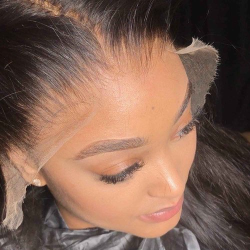 Wgfd 13x6 Body Wave Lace Front Wigs Human Hair 180% Density HD Lace Frontal Glueless Human Hair Wig for Women Pre Plucked with Baby Hair 28 inch