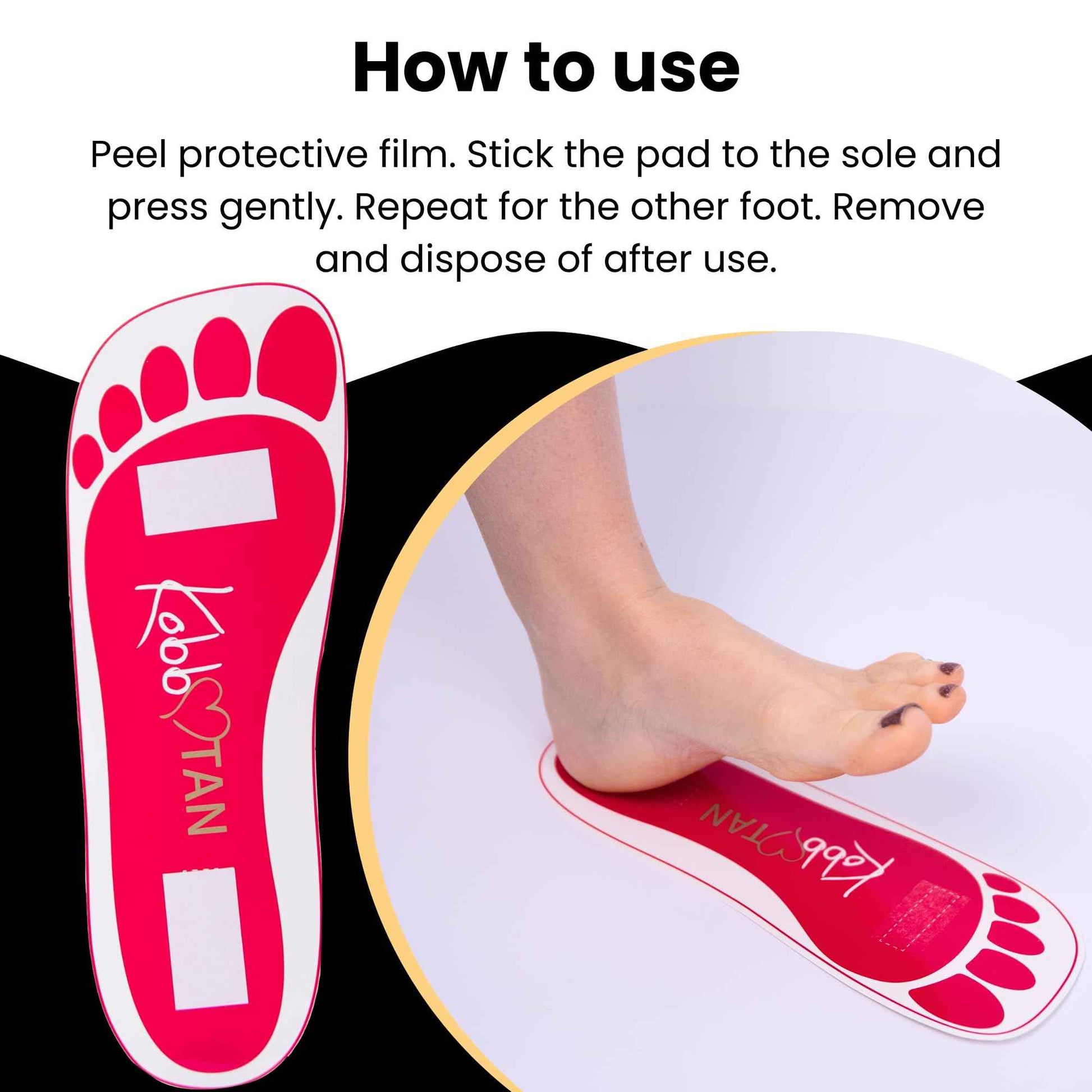 180 Pairs(360feets)Spray Tan Feet Pads Disposable & Economic Pink Feet pads for Spray tanning,Use in Tanning booth,Sunless Tanning at Home or Beauty Salon-Non Slip-Comfortable-Hygienic-Ultra Bronzing