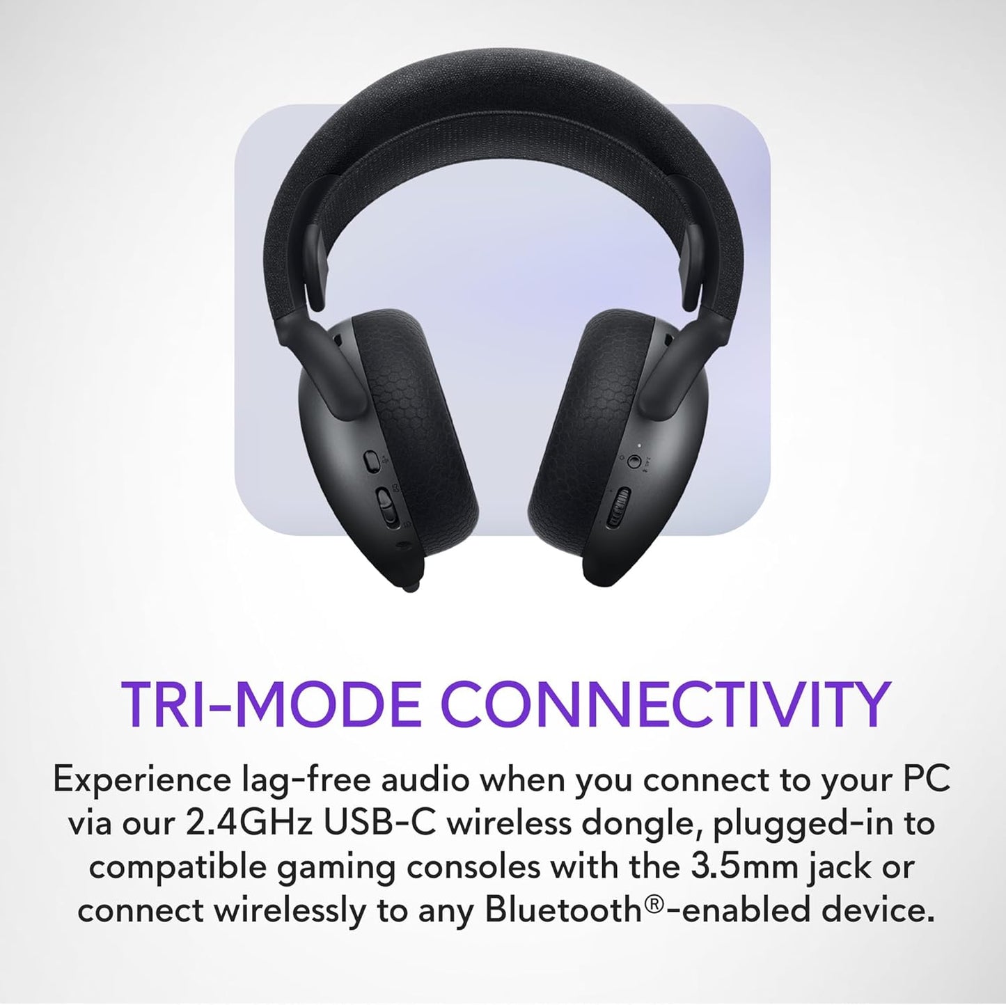 Alienware AW520H Wired Gaming Headset - Dolby Atmos, Unidirectional, AlienFX 16.8 Million RGB Colors, Microphone Mute, Volume On-headset Controls, 40mm Hi-Res Certified - Dark Side of the Moon