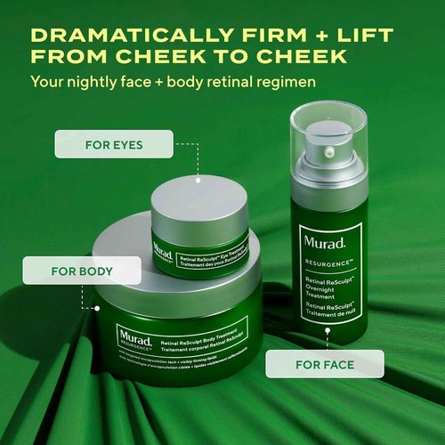 Murad Retinal ReSculpt Body Treatment – Encapsulated Retinal, Shea & Avocado Extract Body Cream to Firm, Lift, and Smooth Crepey Sagging Skin, Targeting Cellulite and Stretch Marks Nightly – 5.0 Fl Oz