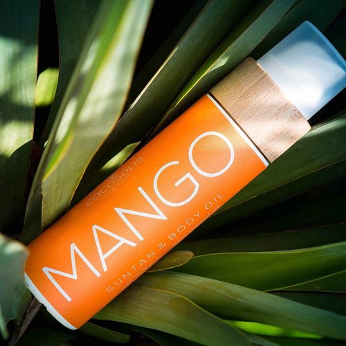 COCOSOLIS MANGO Tanning Accelerator XL | With Vitamin E & Mango Scent for a Fast, Deep Tan - Tanning Oil for Beach or Tanning Beds – Sun Tan Oil for Face & Body (6.76)