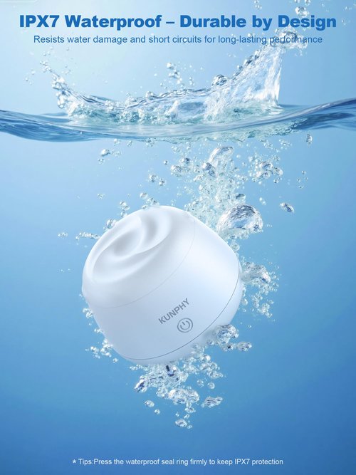 KUNPHY Dental Cleaner | Ultrasonic Retainer Cleaner Machine | 48kHz Dental Cleaning Pod | Aligner, Nightguard, Mouth Guard, Denture | Oral Dental Care | UV Cleaner with Retainer Tablets | White
