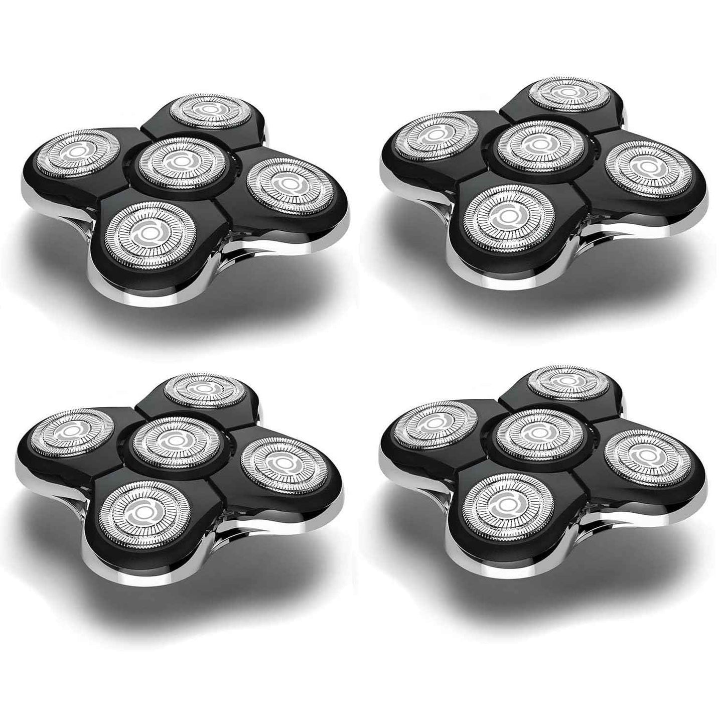 4PACK XR7000 Balder Pro Replacement Head Compatible with Remington Balder Pro Head Shaver Model XR7000/XR1500/XR1501